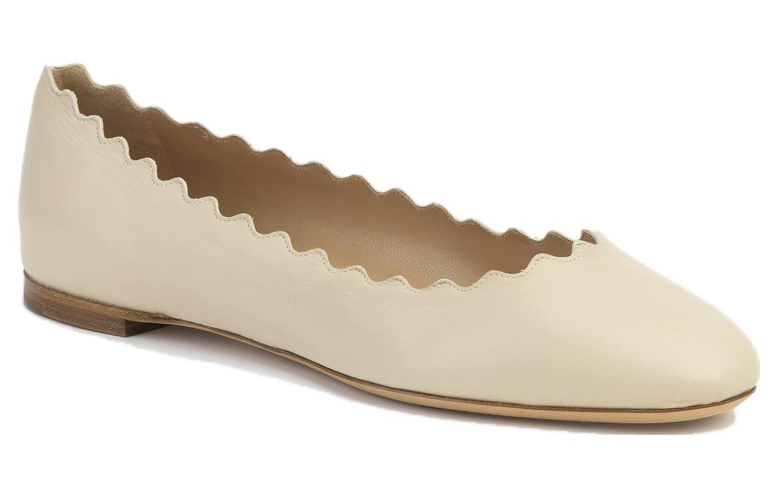 Lookbook (Women) Chloe Slip-On Round Toe Low-Top Flats 'Beige' CHC16A1607500L