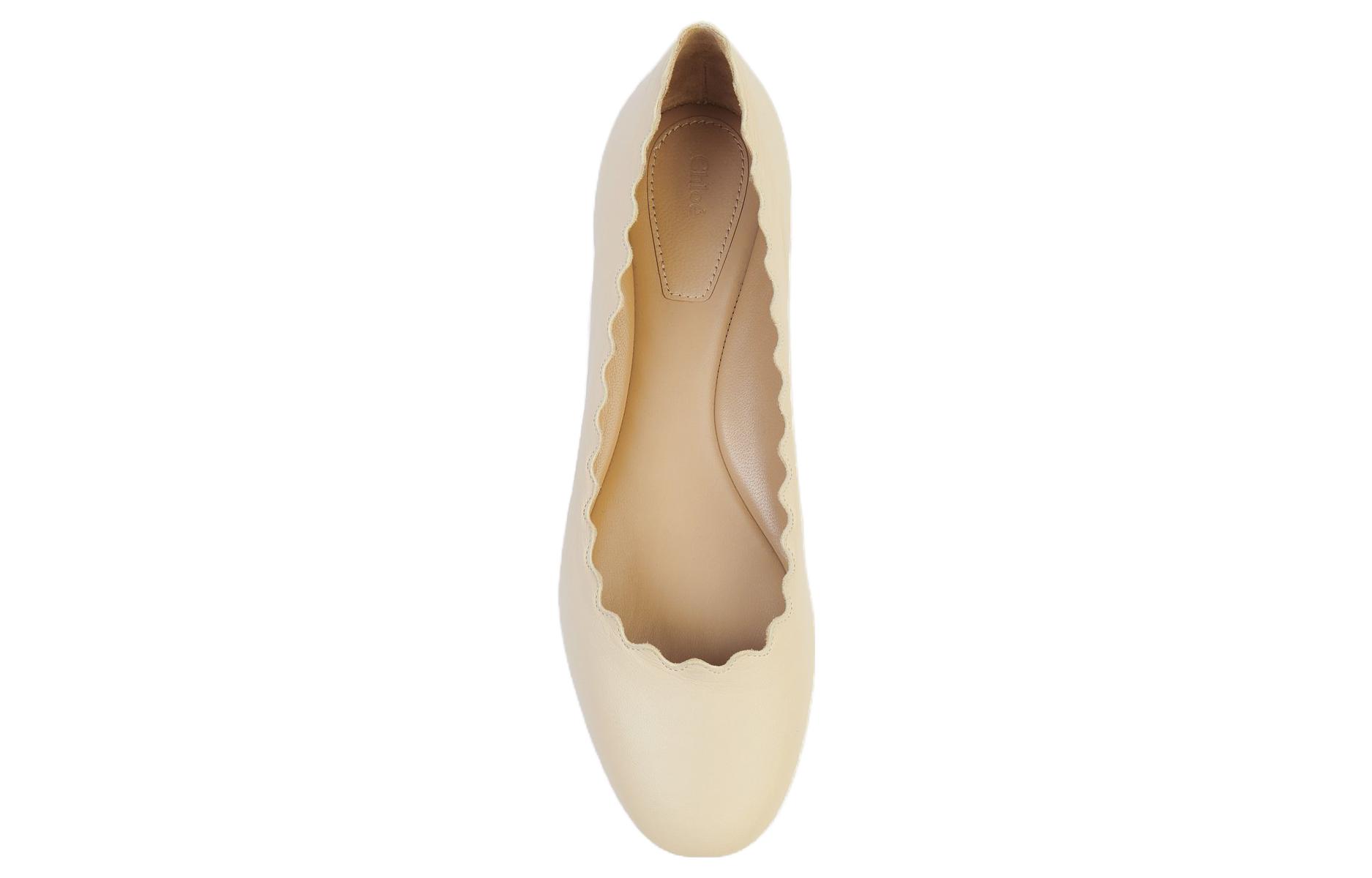 Shop (Women) Chloe Slip-On Round Toe Low-Top Flats 'Beige' CHC16A1607500L