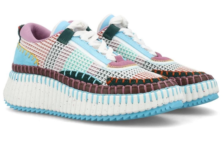 (W) Chloe Sneaker 'Blue Ribbon' 圖 3