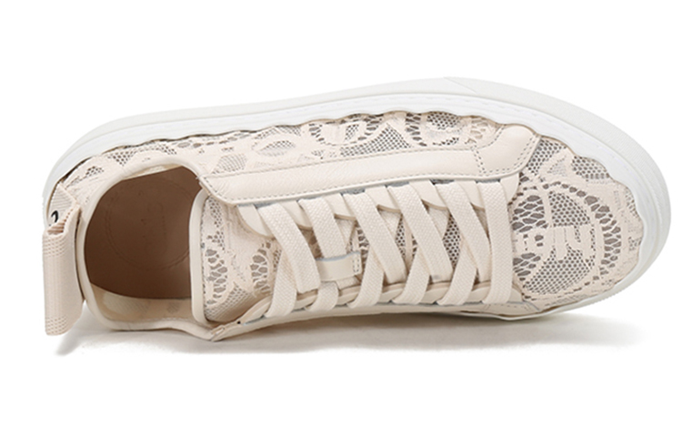 Details for (W) Sepatu Chloe 'Light Beige Lace-Up' CHC19U108D2-6J1