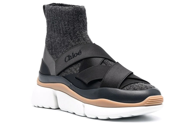 Order (W) Chloe Sonnie Low ''Zwart Leer'' CHC21A49033001
