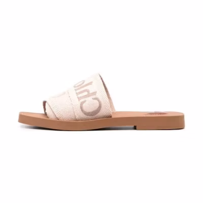 (W) Chloé Woody Flat Mule Blushy 'Beige'