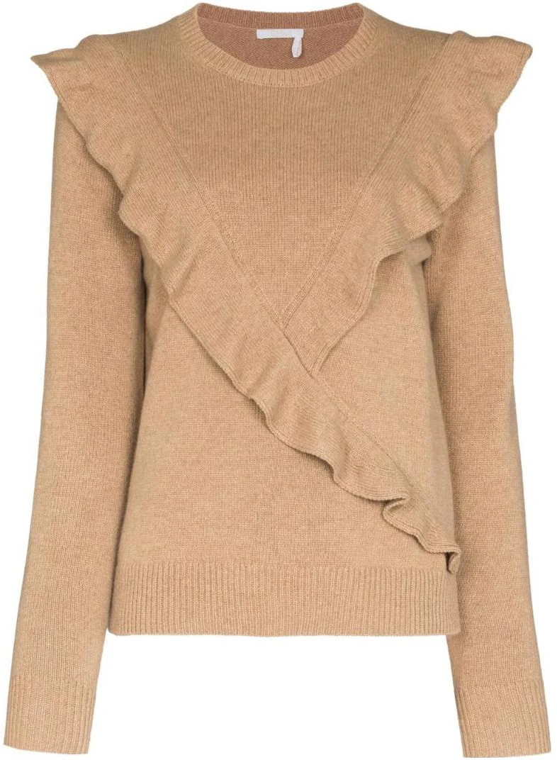 women-chloe-ss-22-brown-ruffle-trim-cashmere-sweater-chc-22-smp-0250020-n