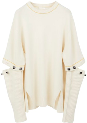 (W) Chloe SS22 Sweater Rajut Butang Warna Off-White. CHC19WMP02510111 Buy (W) Chloe SS22 Sweater Rajut Butang Warna Off-White. CHC19WMP02510111