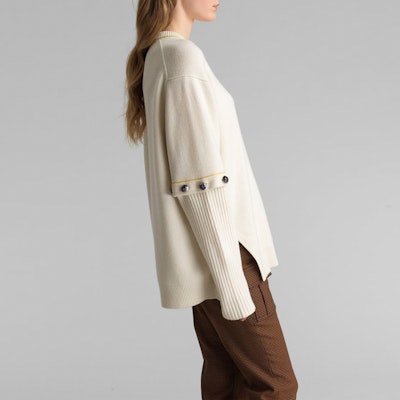 (W) Chloe SS22 Sweater Rajut Butang Warna Off-White. CHC19WMP02510111 Purchase (W) Chloe SS22 Sweater Rajut Butang Warna Off-White. CHC19WMP02510111