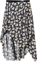(Women) Chloe SS22 Floral Print High-Waisted Irregular Midi Skirt for Women. CHC20SJU19336476 (Women) Chloe SS22 Floral Print High-Waisted Irregular Midi Skirt for Women. CHC20SJU19336476