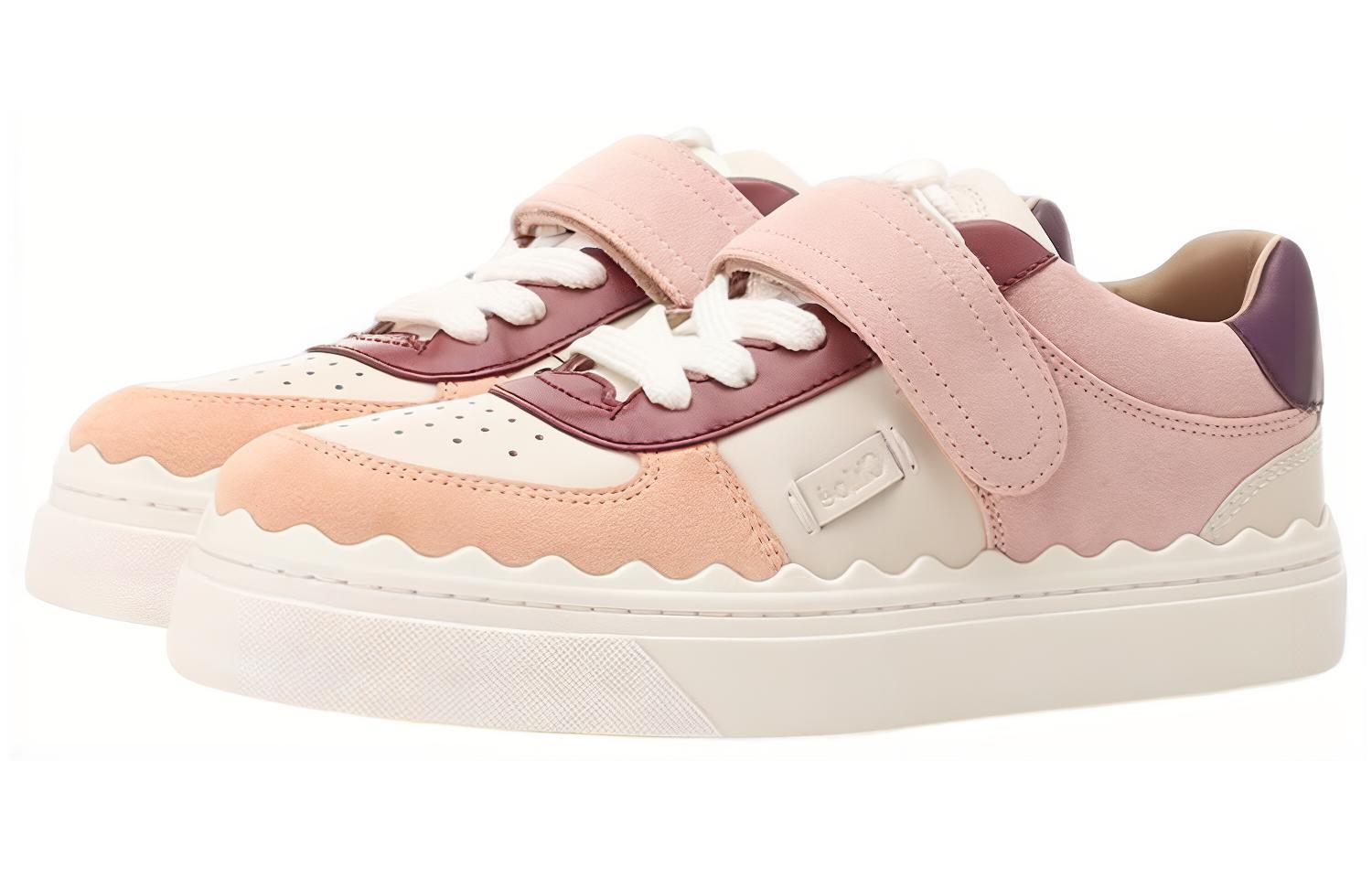 (W) Chloe Suede Fashion Sneaker 'Pink' 圖 3