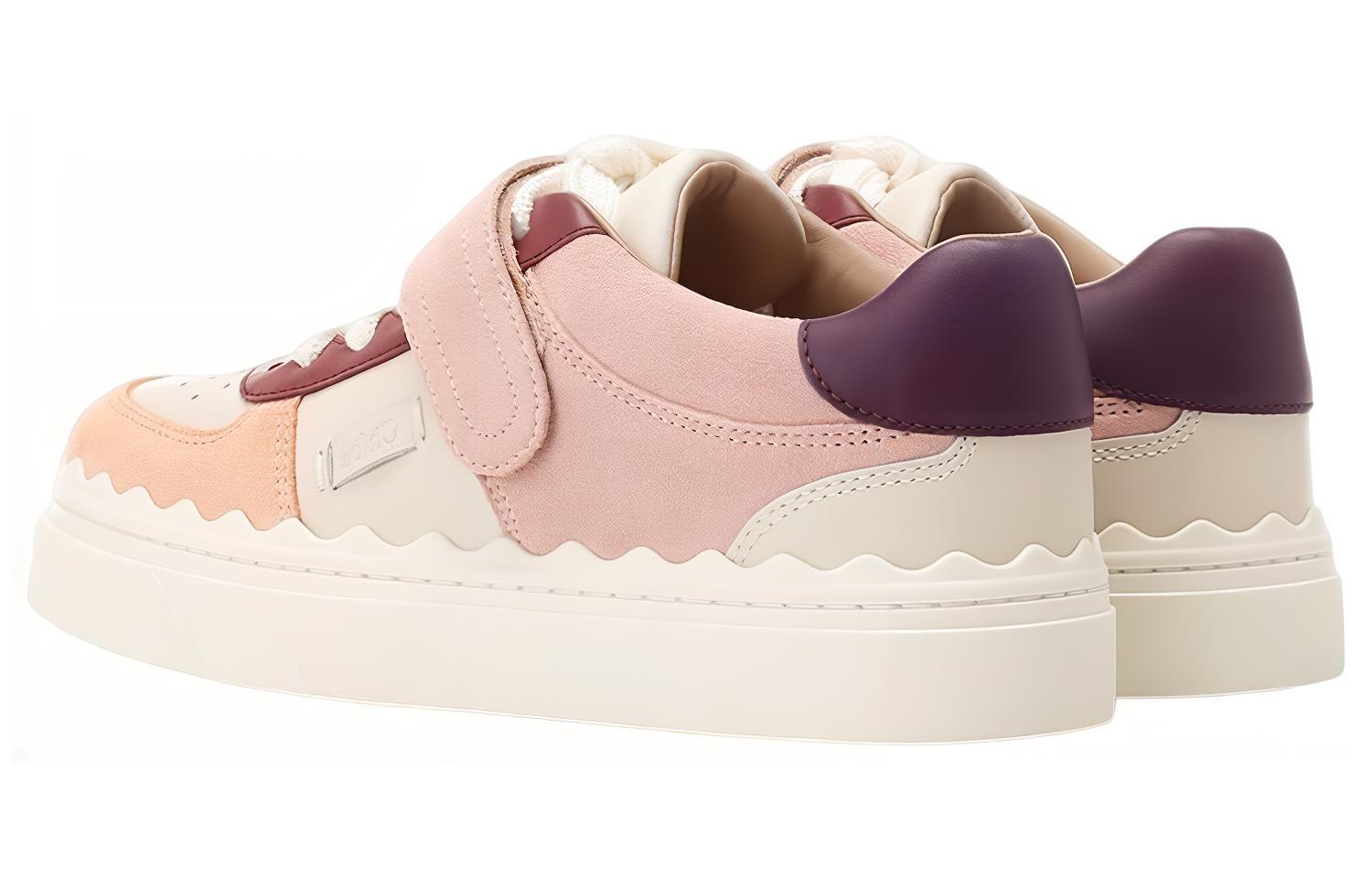 (W) Chloe Suede Fashion Sneaker 'Pink' 圖 5