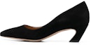 Buy (W) Chloe Tumit Tinggi Suede 'Slip-On Hitam' CHC23S818CJOLI001
