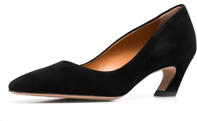 (W) Chloe Suède Hoge Hakken ''Zwart Slip-On'' CHC23S818CJOLI001 Lookbook (W) Chloe Suède Hoge Hakken ''Zwart Slip-On'' CHC23S818CJOLI001