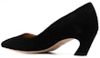 Purchase (W) Chloe Tumit Tinggi Suede 'Slip-On Hitam' CHC23S818CJOLI001