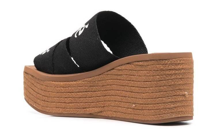 (W) Chloe Thick-Soled Slide 'Black Brown' 圖 4