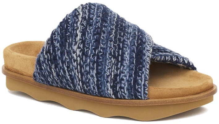 (Women) Chloe Thick Sole Slide Sandals 'Blue Brown' CHC22A695AO4ZA Order (Women) Chloe Thick Sole Slide Sandals 'Blue Brown' CHC22A695AO4ZA