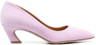 Order (W) Chloe Velvet Slip-On Tumit Blok 'Merah Jambu' CHC23S818CJOLI51H