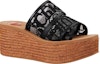 Lookbook (Women) Chloe Woody 'Black Lace Espadrille Wedge' CHC22S449D2001