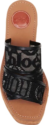 (W) Chloe Woody 'Espadrille Wedg Lace Hitam' CHC22S449D2001 Lookbook (W) Chloe Woody 'Espadrille Wedg Lace Hitam' CHC22S449D2001