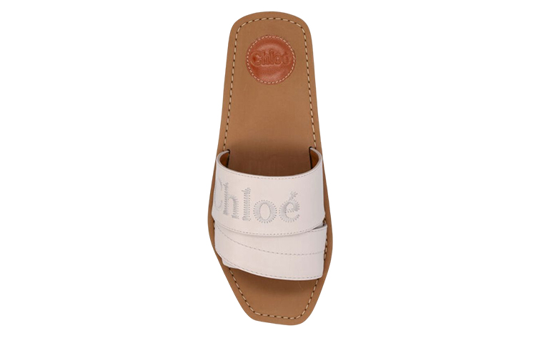 (W) Chloe Woody Calfskin Slider 'White Logo' 圖 3