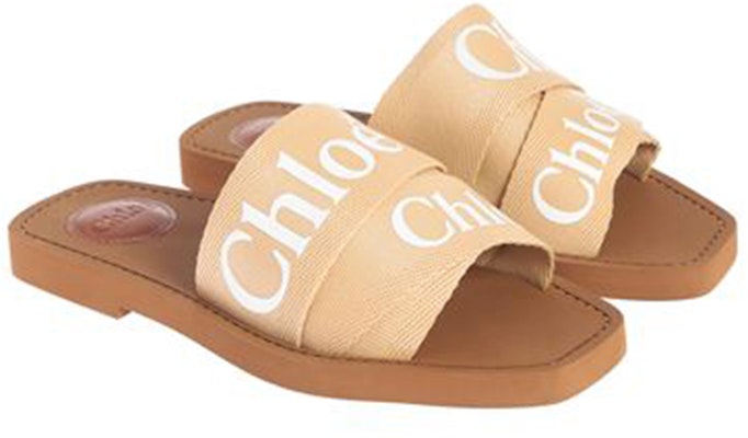 (W) Chloe Woody Sandalia de Lienzo 'Beige' CHC19U18808275 Order (W) Chloe Woody Sandalia de Lienzo 'Beige' CHC19U18808275