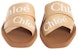 (W) Chloe Woody Canvas Slide 'Beige' - Selipar Kanvas Chloe Woody 'Beige' CHC19U18808275
