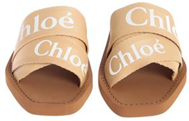 (W) Chloe Woody Sandalo in Tela ''Beige'' CHC19U18808275 Lookbook (W) Chloe Woody Sandalo in Tela ''Beige'' CHC19U18808275