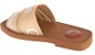 (W) Chloe Woody Canvas Slide 'Beige' - Selipar Kanvas Chloe Woody 'Beige' CHC19U18808275