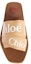 Purchase (W) Chloe Woody Canvas Slide 'Beige' - Selipar Kanvas Chloe Woody 'Beige' CHC19U18808275