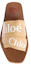Purchase (W) Chloe Woody Sandalo in Tela ''Beige'' CHC19U18808275