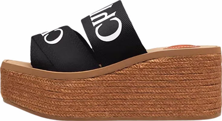 (W) Chloe Woody Kanvas Wedge 'Fashion Slide Hitam' CHC21U44908001 Buy (W) Chloe Woody Kanvas Wedge 'Fashion Slide Hitam' CHC21U44908001