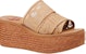 (Women) Chloe Woody Espadrille Wedge 'Beige Lace' CHC22S449D2268