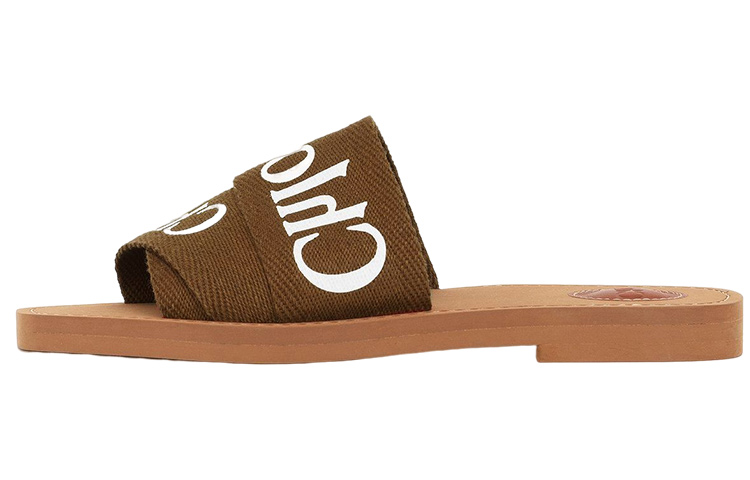 (Women) Chloe Woody Flat Mules 'Brown Fashion' CHC19U18808-20F
