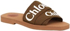 Lookbook (W) Chloe Woody Flat Mules 'Coklat Fesyen' CHC19U18808-20F