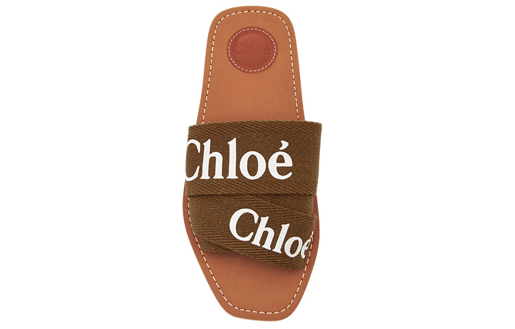 Shop (W) Chloe Woody Flat Mules 'Coklat Fesyen' CHC19U18808-20F