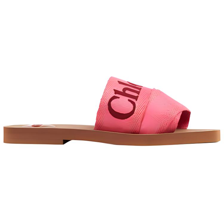 Order (W) Chloe Woody Logo Flat Slide ''Roze Fashion'' CHC23U188EF9R5