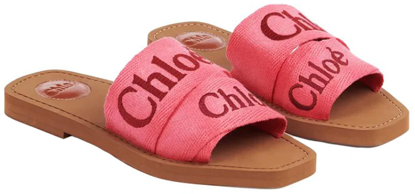 (W) Chloe Woody Logo Flat Slide ''Roze Fashion'' CHC23U188EF9R5 Lookbook (W) Chloe Woody Logo Flat Slide ''Roze Fashion'' CHC23U188EF9R5