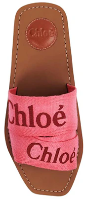 (W) Chloe Woody Logo Flat Slide ''Roze Fashion'' CHC23U188EF9R5 Shop (W) Chloe Woody Logo Flat Slide ''Roze Fashion'' CHC23U188EF9R5