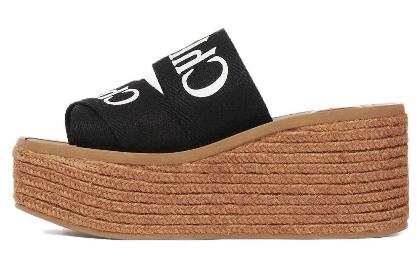 (W) Chloe Woody Slide 'Black Fashion CMFT'