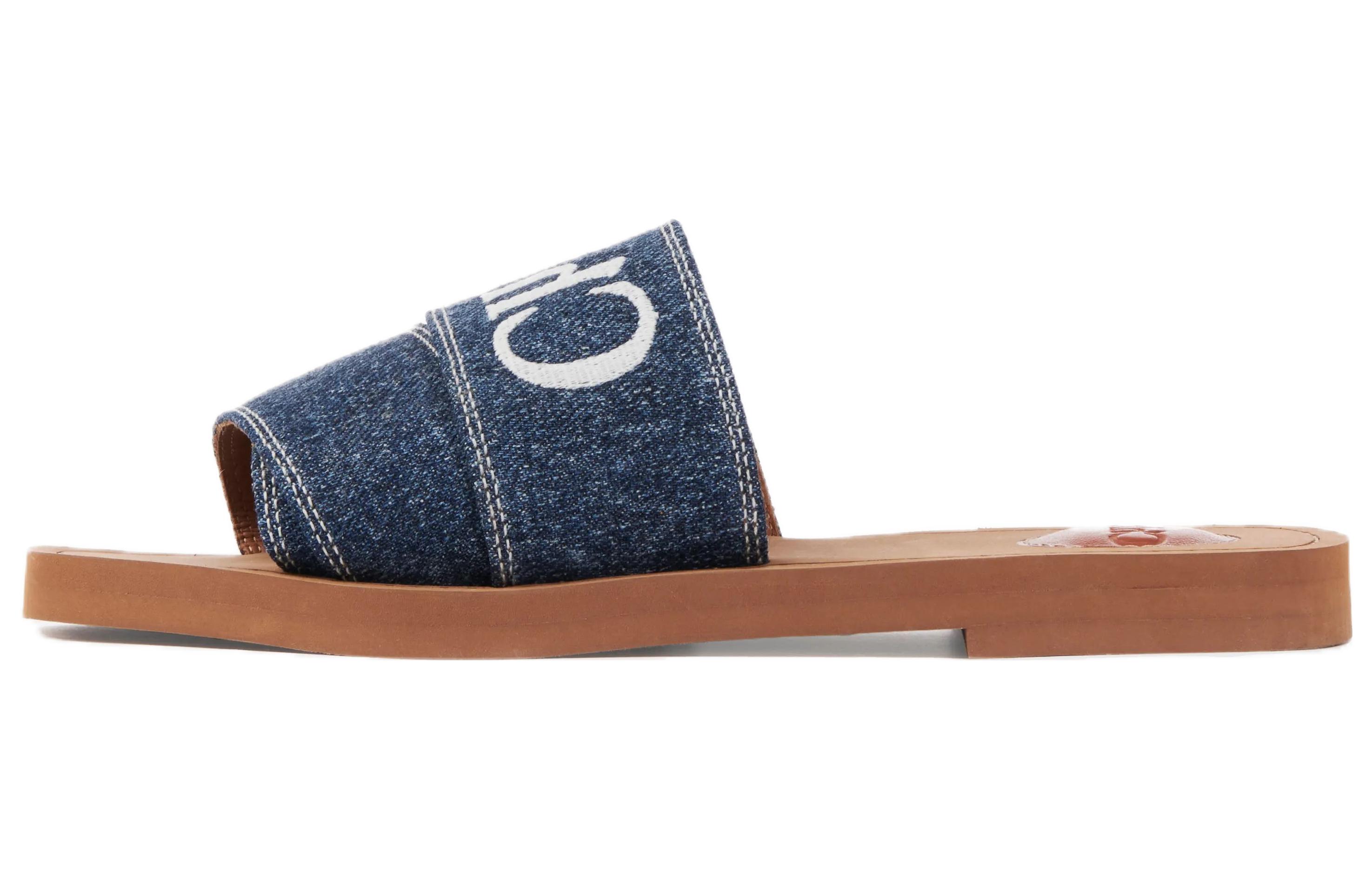 (Women) Chloe Woody Slide 'Blue Fashion' CHC23A188FR45D