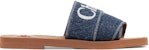 (W) Chloe Woody Slide 'Fesyen Biru' CHC23A188FR45D