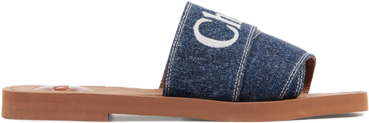 (Women) Chloe Woody Slide 'Blue Fashion' CHC23A188FR45D Order (Women) Chloe Woody Slide 'Blue Fashion' CHC23A188FR45D