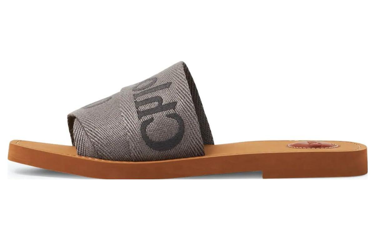 (W) Chloe Woody Slide 'Brown Black'