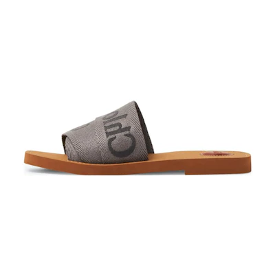 (W) Chloe Woody Slide 'Brown Black'