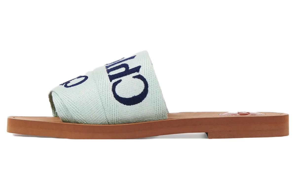 (W) Chloe Woody Slide Sandal 'Blue'