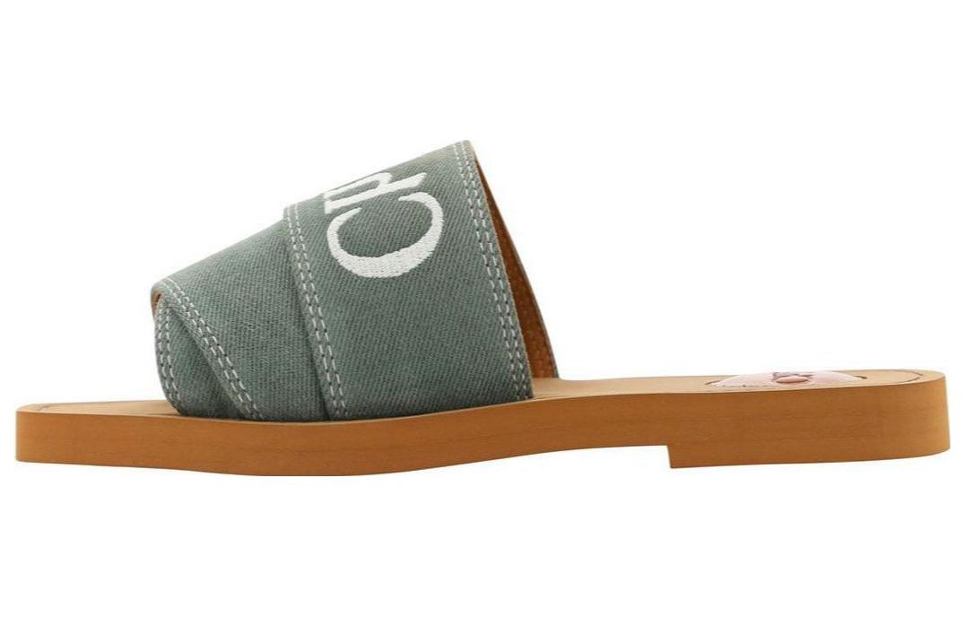 (Women) Chloe Woody Slide Sandal 'Green' CHC23A188FE-3E8