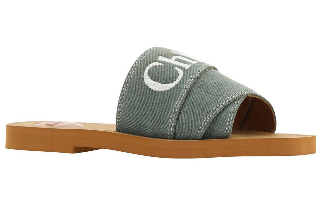 Order (W) Chloe Woody Slide Sandale ''Grün'' CHC23A188FE-3E8