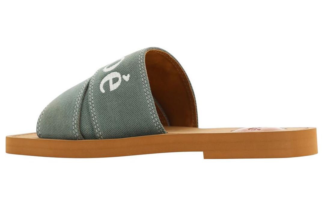 Lookbook (W) Chloe Woody Slide Sandale ''Grün'' CHC23A188FE-3E8
