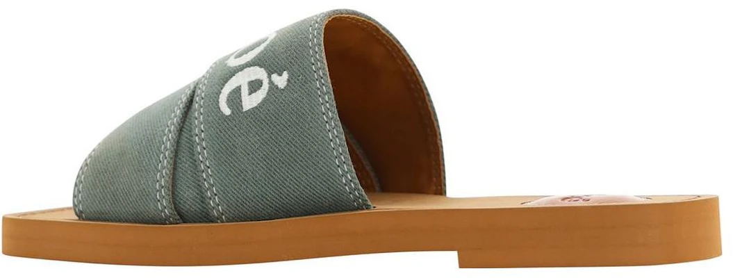 (W) Chloe Woody Slide Sandale ''Grün'' CHC23A188FE-3E8 Lookbook (W) Chloe Woody Slide Sandale ''Grün'' CHC23A188FE-3E8