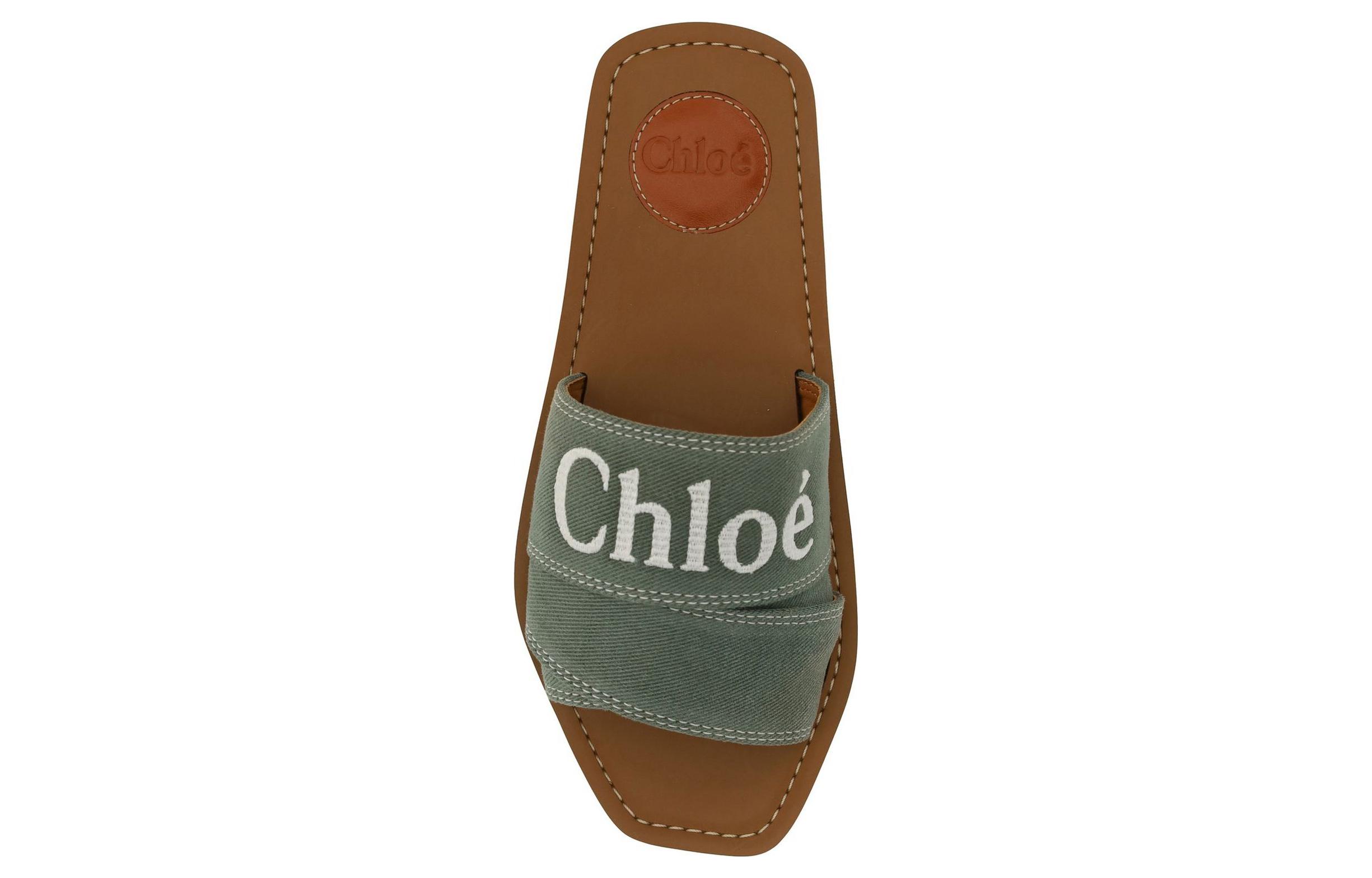(W) Chloe Woody Slide Sandal 'Green' 圖 4