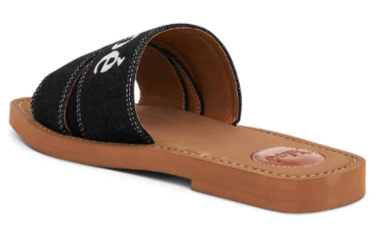 (W) Chloe Woody Slides 'Black Open-Toe' 圖 4