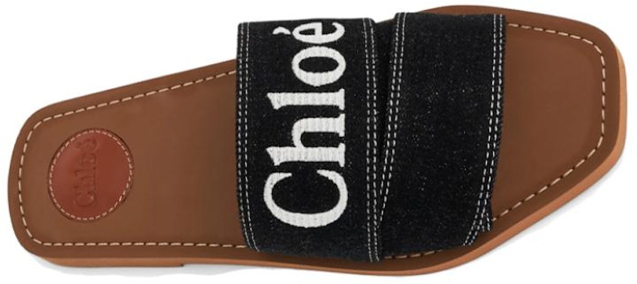 (Women) Chloe Woody Slides 'Black Open-Toe' CHC23A188FC001 Purchase (Women) Chloe Woody Slides 'Black Open-Toe' CHC23A188FC001