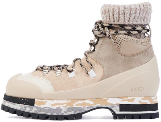 (Women) Chloe x Nike Leather Lace-up Round Toe Boot 'Beige' CHC22W734W02YA Buy (Women) Chloe x Nike Leather Lace-up Round Toe Boot 'Beige' CHC22W734W02YA